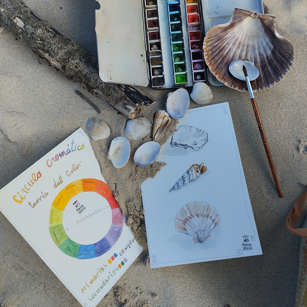 Taller de acuarela y bordado