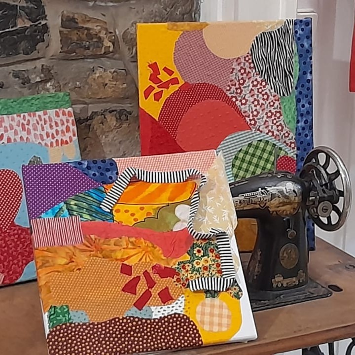 Taller de arte textil abstracto