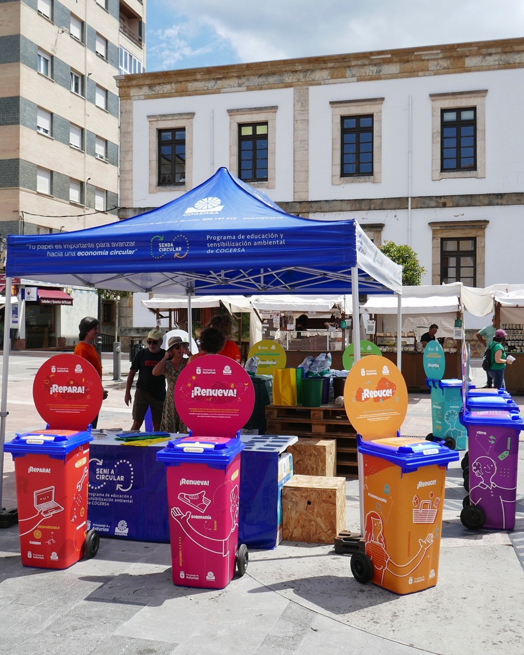 carpa de actividades de COGERSA